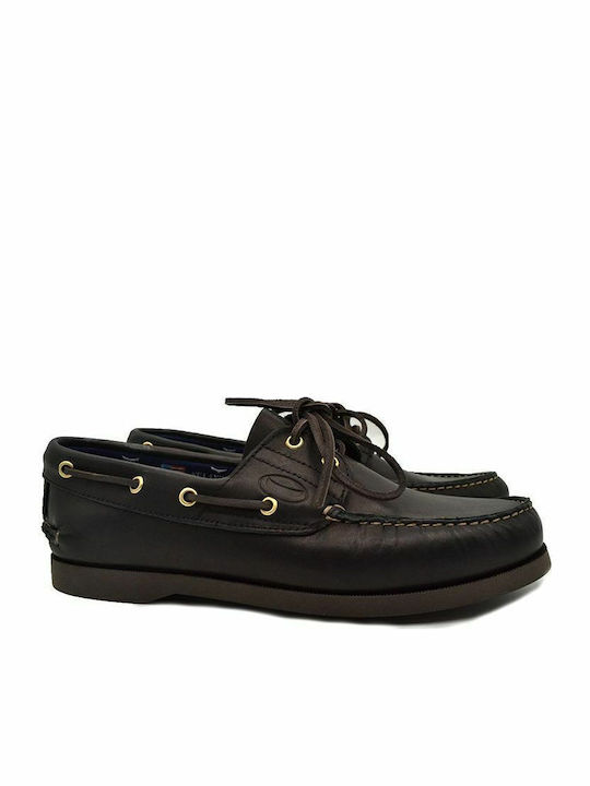 Sea & City Dallas Δερμάτινα Ανδρικά Boat Shoes ...