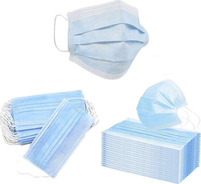 Disposable Surgical Mask Blue 50pcs