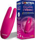 Control Feel Make Feel Double Vibes for Clitoral Stimulation Mini Κλειτοριδικός Δονητής 12.4cm Ροζ