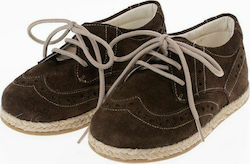 Amorino Baptism Leather Oxfords Brown