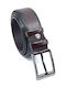 LGD-2033 Men's Belt Leather Tabac Brown