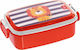 Sigikid Kids Lunch Plastic Box Red L17xW11xH7cm