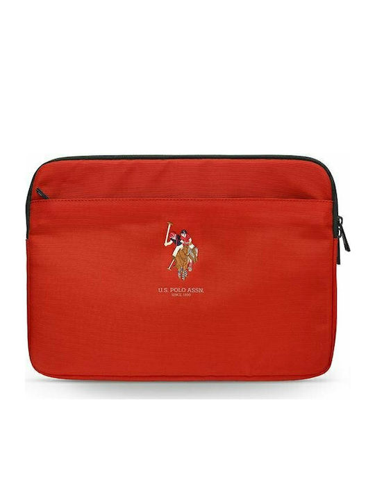U.S. Polo Assn. Polo Embroidery Tasche Fall für Laptop 13" in Rot Farbe