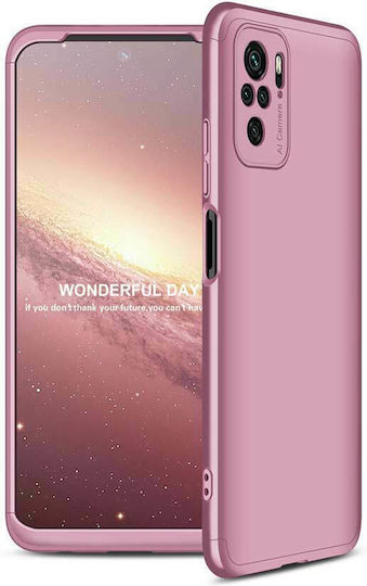 GKK 360 Πλαστικό Ροζ Χρυσό (Redmi Note 10 / 10s / Poco M5s)