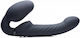 Strap U Swirl Vibrating Strapless Strap-On Strapless Strap On με Dildo με Δόνηση σε Μαύρο Χρώμα