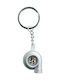 Keychain Turbo Metallic White