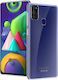 Crong Slim Back Cover Σιλικόνης 0.8mm Διάφανο (Galaxy M21)