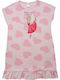 Minerva Kids Summer Cotton Nightdress Pink 61814