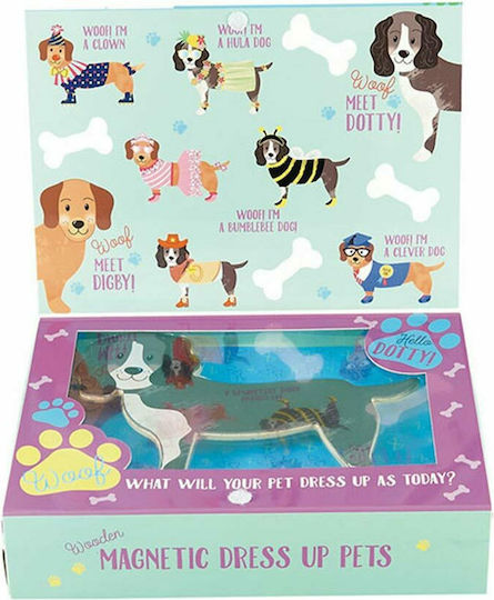 Floss & Rock Magnetic Construction Toy Dress Up with Magnetic Pets for Children Aged 4+