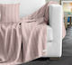 Makis Tselios Home Decorative Pillow Case Fresh Made of 100% Cotton 2 Pink 40x40cm