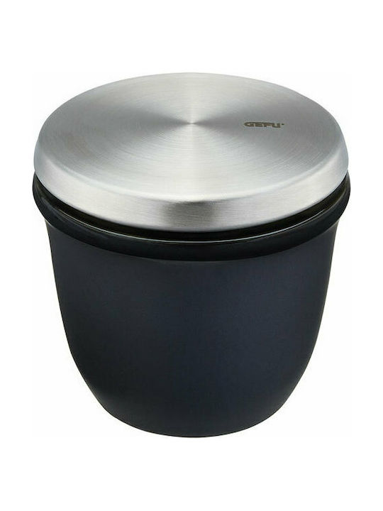 Gefu Ceramic Tabletop Spice Jar Black