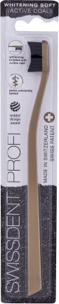 Swissdent Profi Whitening Soft Active Coal Четка за зъби Soft Червен