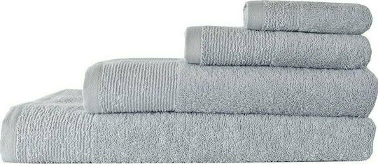 Homeline Bath Towel 5004 70x140cm Light Grey Weight 500gr/m²