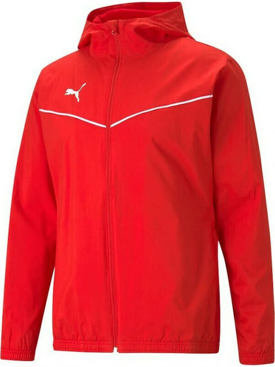 PUMA Teamrise All Weather Jacket Red