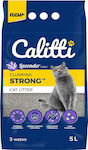 Calitti Strong Clumping Odour Control Cat Litter Lavender 5lt