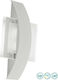 Fan Europe Tresor-AP Modern Lamp Wall with Integrated LED and Natural White Light 12x5x5cm