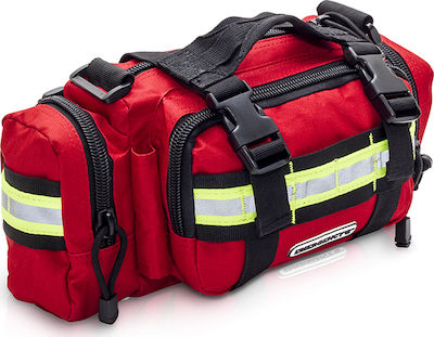 Elite Bags Isoliert Medizinischer Rucksack Erste Hilfe Emergency in Rot Farbe