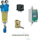 Atlas Filtri Hydra Auto M RAH 90μm Water Filtration System Single Central Supply Micron 3/4'' with Replacement Filter