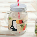 Christening Favor with Mug Μπουκάλι Γάλακτος Toucan