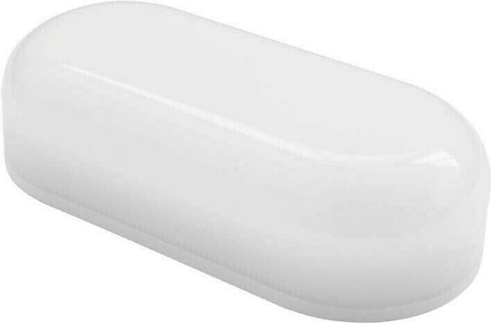 Aca Wall-Mounted Outdoor Turtle Light LED IP66 12W with Warm White Light 8.4x17.4x4.6εκ.