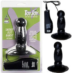 ToyJoy Smokey Butt Bandit Butt Πρωκτική Σφήνα με Δόνηση Black 10.5cm