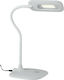 Fan Europe LEDT-Darwin-White LED Office Lamp with Flexible Arm in White Color