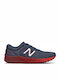 New Balance Kids Sports Shoes Running Sneakers Preschool Navy Blue