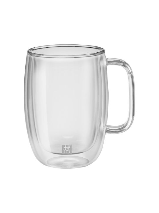 Zwilling J.A. Henckels Schimbare de Căldură Cană Sticlă Transparentă 450ml 2buc