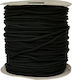 Eval Σχοινί Gestrickt 12mm 9m Polyester 1kg Schwarz