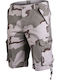 Mil-Tec Hunting Pants Washed Shorts in Gray color