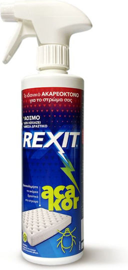Dafni Agrotrade Rexit Acacor Insektizid Spray für Bettwanzen / Mites / Spinnen / Kakerlaken / Mücken / Ameisen / Fliegen / Motte / Wespen / Flöhe 500ml 1cm Ohne Duft