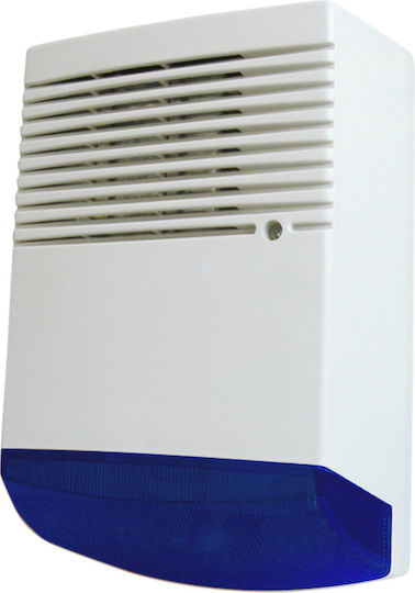Spark Outdoor Battery Alarm Siren 114dB with Blue Light