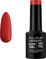 Elixir Semi Gel Ημιμόνιμο Βερνίκι Νυχιών 539 Br...