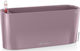 Lechuza Delta Pastel Violet HighGloss Αυτοποτιζόμενη Ζαρντινιέρα Πλαστική Ροζ 40x14.6x18εκ.
