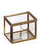 JK Home Decoration Декоративна кутия Стъкло 6.5x5x5см 1бр