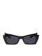 Le Specs For-Never Mine Damen Sonnenbrille mit Schwarz Kunststoff Gestell und Schwarz Linse LSP2002266