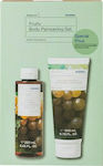 Korres Santorini Grapevine Hautpflegeset für Feuchtigkeitsspendend & Reinigung Körperreinigung mit Schaumbad & Körpercreme 375ml