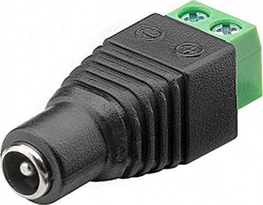 Βύσμα Σύνδεσης Συστημάτων CCTV Τερματικό 2 Pin σε DC Θηλυκό 76743