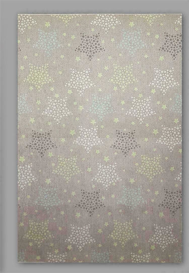 Palamaiki Décor Gremi Παιδικό Χαλί Αστέρια Γκρι 160x230cm