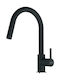 Franke Lina Tall Kitchen Faucet Counter with Shower Onyx