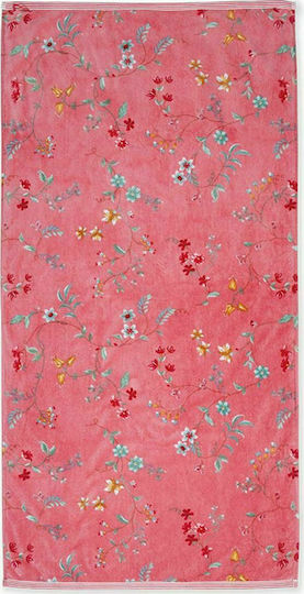 PiP Studio Хавлиена кърпа за тяло Les Fleurs 70x140см. Розов