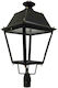 Geyer Vintage Εξωτερικό Φωτιστικό LED Δρόμου 75W με Φυσικό Λευκό Φως IP66 Μαύρο