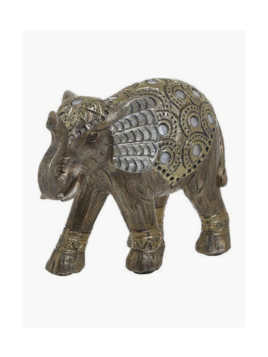 Inart Decorativ Elefant din Polirășină 12x5x9cm 1buc