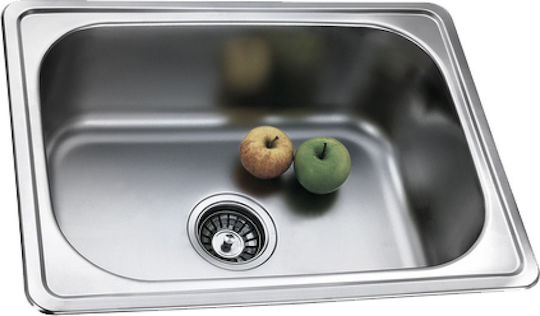WS 5050 68-006 Drop-In Мивка Inox Сатен Ш50xД50см Сребрист