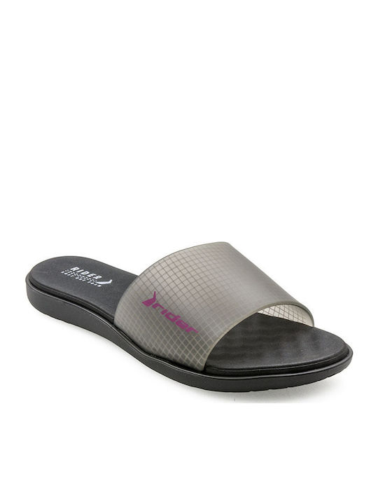 Rider Pool Frauen Flip Flops in Schwarz Farbe