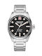 Swiss Military Hanowa Mountaineer Herrenuhr 42mm Batterie mit Silber rostfreiem Stahlarmband