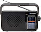 Blaupunkt PR8 Portable Radio Electric / Battery Black