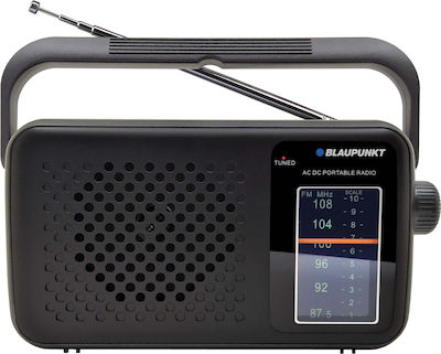 Blaupunkt PR8 Portable Radio Electric / Battery Black