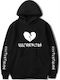 T-shirt Studio XXXTentacion Φούτερ με Κουκούλα Μαύρο