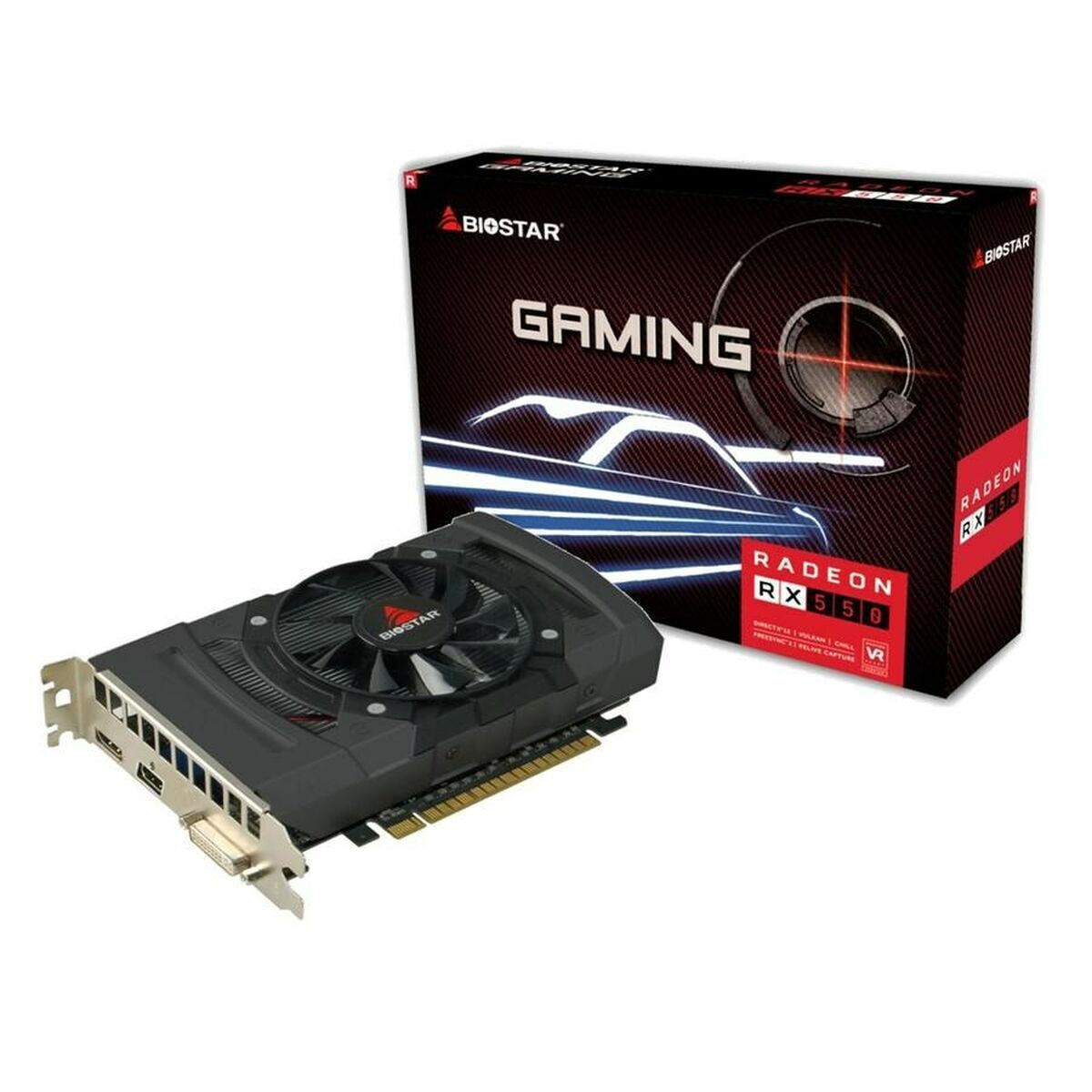 Biostar Radeon RX 550 2GB GDDR5 Gaming Κάρτα Γραφικών